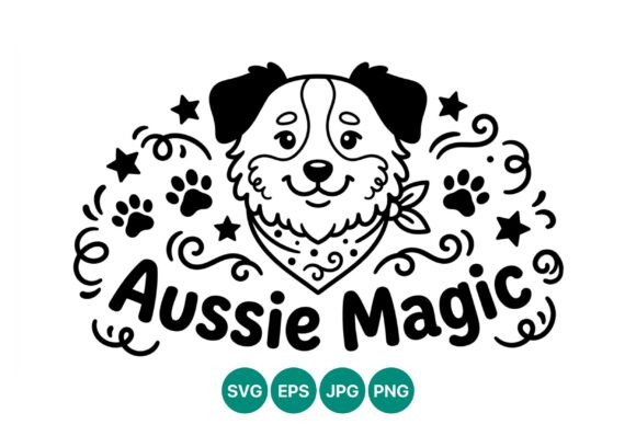 Aussie Magic Happy Dog Vector Art Review
