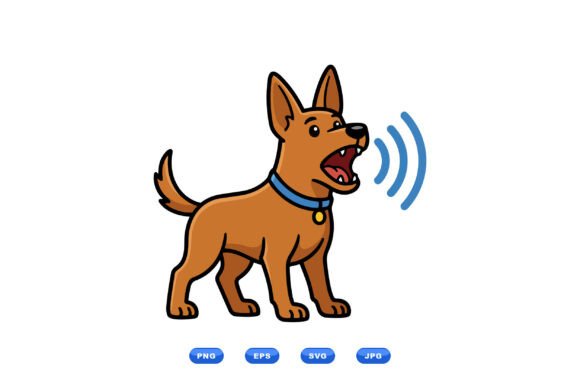 Barking Dog Cartoon Clipart Review