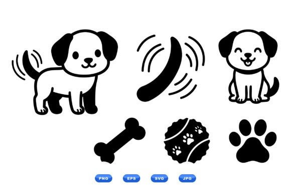 Cute Puppy Dog Clipart Set Review