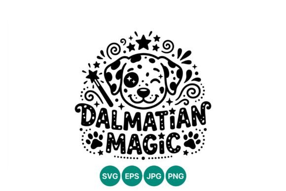 Dalmatian Magic Winking Dog Vector Review