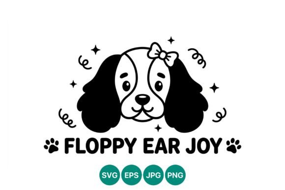 Floppy Ear Dog Face Vector Art Review