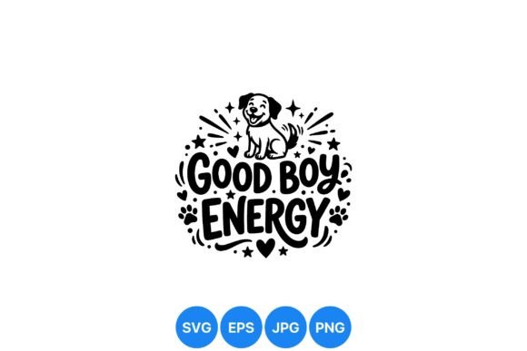 Good Boy Energy Dog Clipart Review for Embroidery Projects