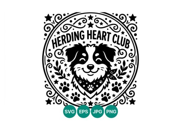 Herding Heart Club Smiling Dog Vector Review