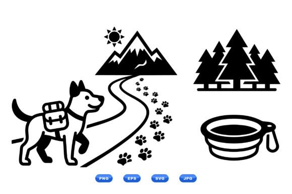 Hiking Dog Trail Clipart Review