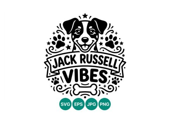 Jack Russell Dog Vibes Black White Review