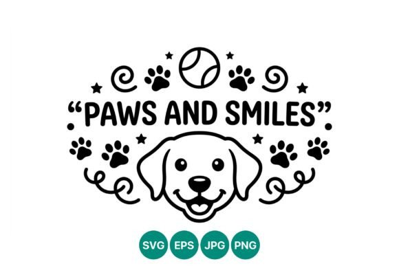 Paws and Smiles Dog Face Vector Review