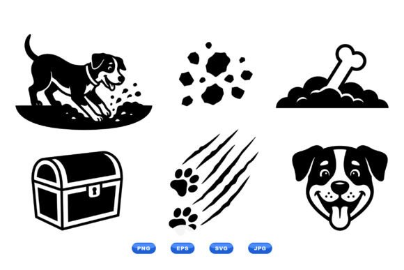 Playful Dog Paw Clipart Set Review