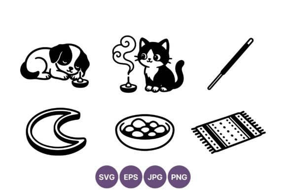 Sleeping Dog Incense Cat Bowl Rug Vector Review