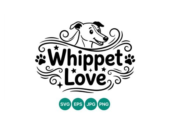 Whippet Love Dog Vector Art Review